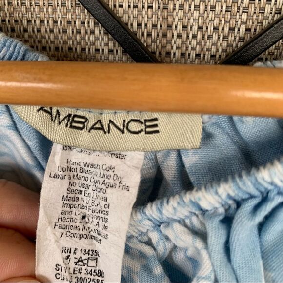 Ambiance Off Shoulder Pastel Blue Small - Picture 2 of 2